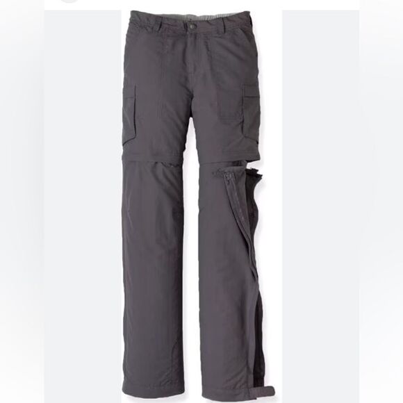 REI Sahara Convertible utility zip off legs gray hiking Pants women’s 10 Petite - Picture 1 of 10